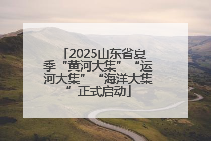 2025山东省夏季“黄河大集”“运河大集”“海洋大集”正式启动