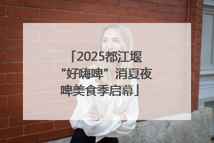 2025都江堰“好嗨啤”消夏夜啤美食季启幕