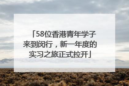 58位香港青年学子来到闵行，新一年度的实习之旅正式拉开