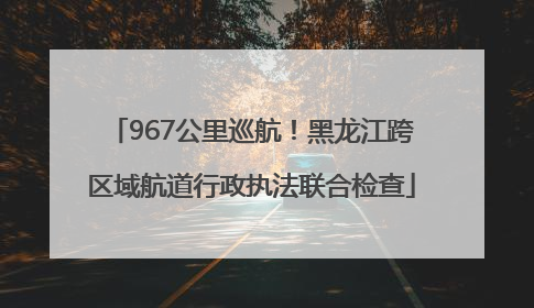 967公里巡航！黑龙江跨区域航道行政执法联合检查